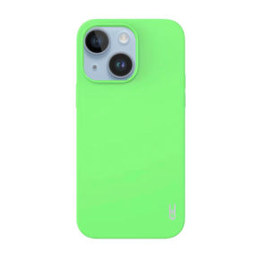 כיסוי לאייפון 14 פלוס ירוק בהיר סיליקון עם מגנט מובנה Grip Case