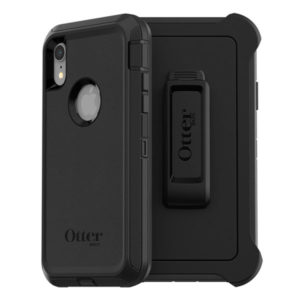 כיסוי לאייפון XR שחור OtterBox Defender הכיסוי החזק בעולם