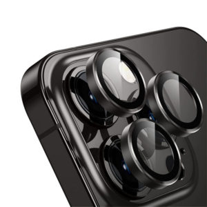 מגן מצלמה לאייפון 14 פרו מקס שחור עמיד וקשיח Camera Lens Protector