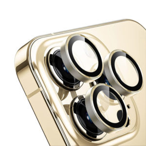 מגן מצלמה לאייפון 14 פרו זהב עמיד וקשיח Camera Lens Protector