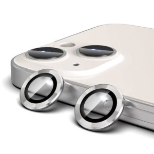 מגן מצלמה לאייפון 14 כסוף עמיד וקשיח Camera Lens Protector
