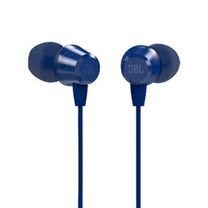 אוזניות חוטיות JBL C50HI כחול באס עוצמתי