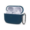 כיסוי לאיירפודס פרו 2 סיליקון כחול עם תופסן