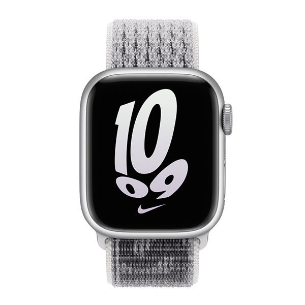 רצועת אפל ווטש 41 מ"מ מקורית לבן שחור Apple Watch Nike Sport Loop