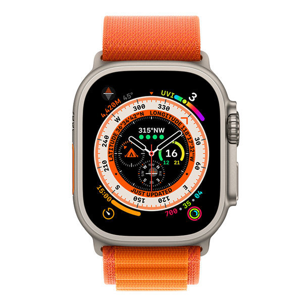רצועה לשעון אפל 49 מ”מ מקורית כתום Apple Watch Alpine Loop - Large