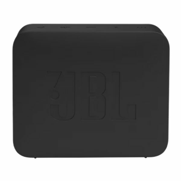 רמקול JBL GO Essential שחור עם מבנה קומפקטי וסאונד עוצמתי