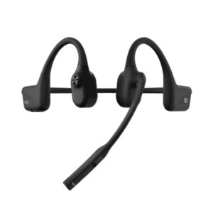 אוזניות עצם אלחוטיות Shokz OpenComm לשיחות באיכות גבוהה שחור