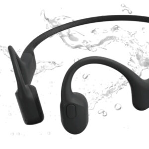 אוזניות עצם אלחוטיות Shokz OpenRun עמידות במים שחור