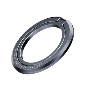 מעמד טבעת לאייפון תומך MagSafe מתקפל ומסתובב אלומיניום אפור T5
