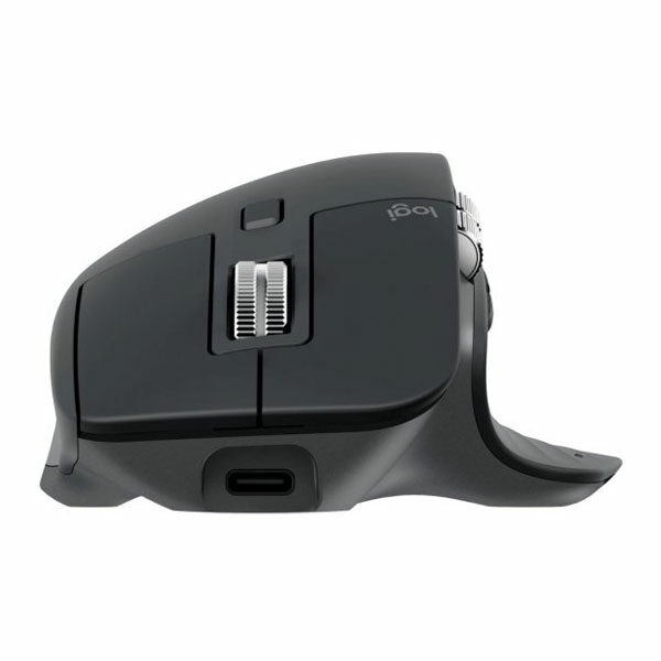 עכבר אלחוטי מקצועי Logitech MX Master 3S למחשב שחור
