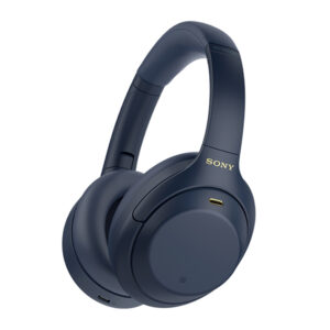 אוזניות אלחוטיות עם ביטול רעשים Sony WH-1000XM4 Wireless Noise-Canceling Headphones צבע כחול סוני