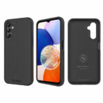 כיסוי לגלקסי A14 שחור חזק שתי שכבות Toiko X-Guard