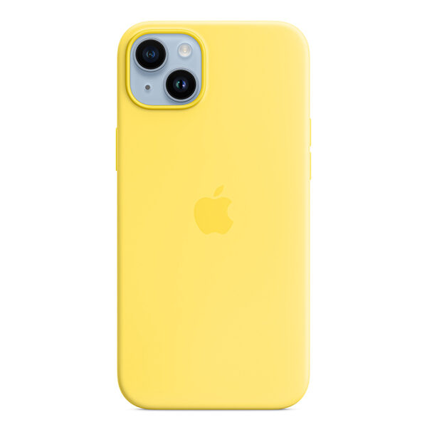 כיסוי מקורי לאייפון 14 פלוס צהוב קנרי