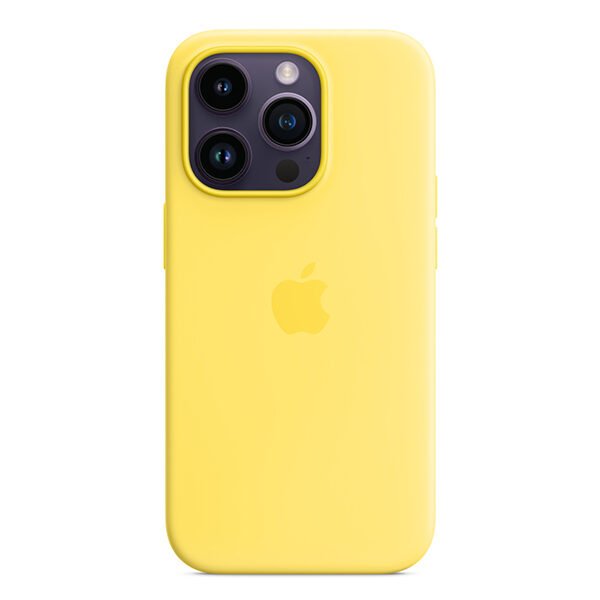 כיסוי מקורי לאייפון 14 פרו צהוב קנרי