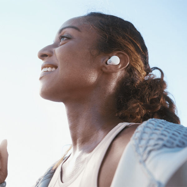 Sony LinkBuds S Wireless Noise-Canceling Earbuds צבע לבן סוני
