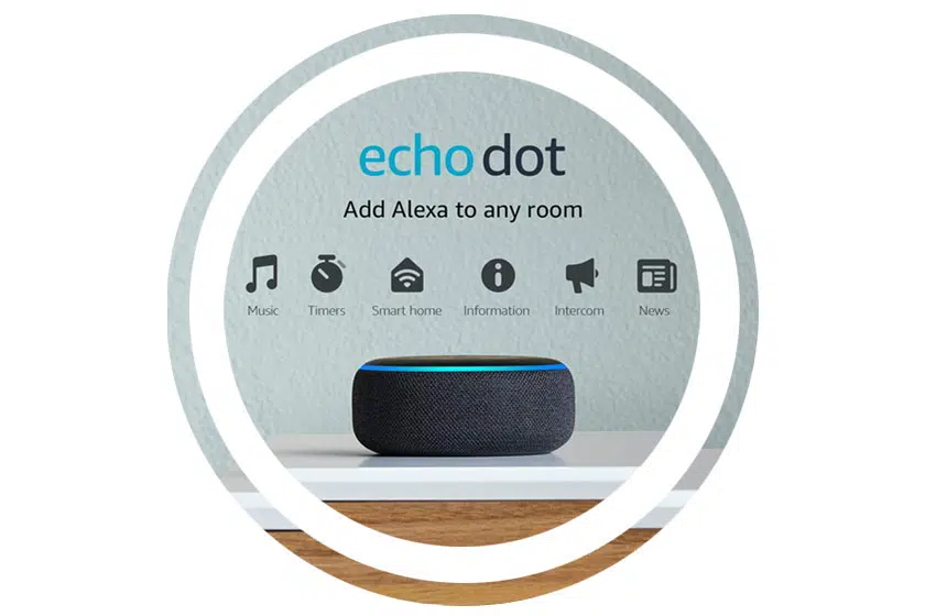 רמקול חכם Amazon Echo Dot 3th Gen 2018 שחור
