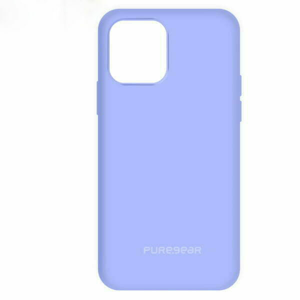 מגן כיסוי לאייפון 12 פרו סגול רך ונעים למגע PureGear Softek
