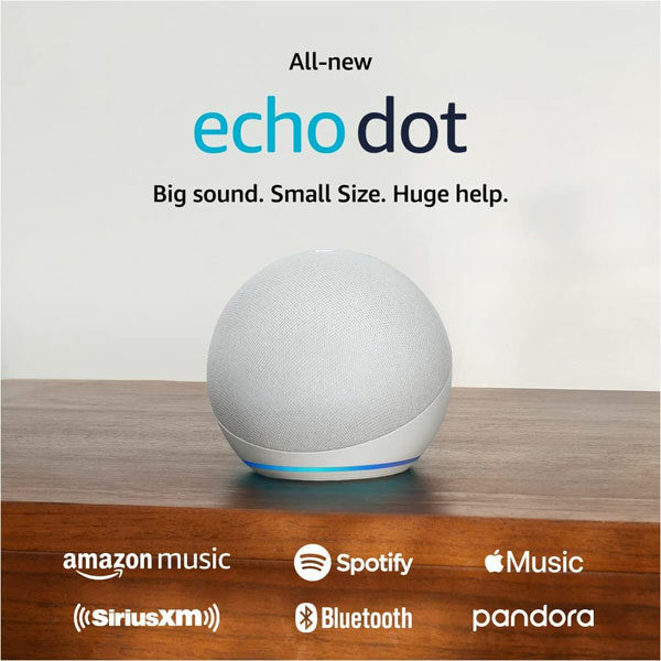 רמקול חכם Amazon Echo Dot 5th Gen 2022 לבן