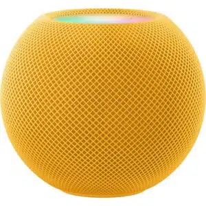 Homepod Mini צהוב רמקול חכחם של אפל