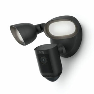 מצלמת אבטחה חיצונית אלחוטית Ring Floodlight Cam Security שחור