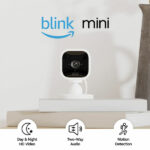 מצלמת אבטחה פנימית Blink Mini Indoor Cam Security לבן