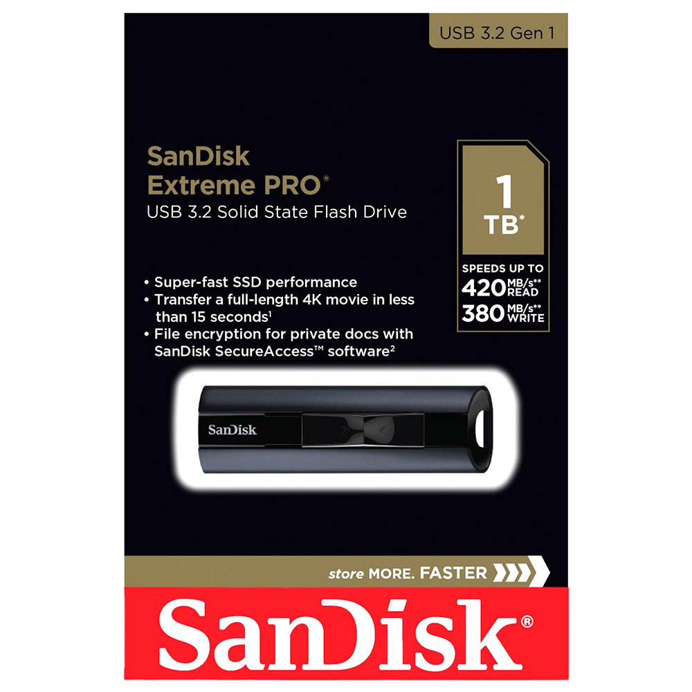 דיסק און קי מהיר ביותר זיכרון נייד SanDisk Extreme PRO 1TB USB | שיפי סלולר