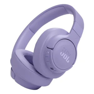 אוזניות אלחוטיות JBL Tune 770NC בצבע סגול | סינון רעשים, סאונד JBL Pure Bass וסוללה ל-70 שעות