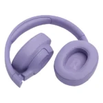 אוזניות אלחוטיות JBL Tune 770NC בצבע סגול | סינון רעשים, סאונד JBL Pure Bass וסוללה ל-70 שעות