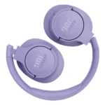 אוזניות אלחוטיות JBL Tune 770NC בצבע סגול | סינון רעשים, סאונד JBL Pure Bass וסוללה ל-70 שעות