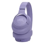 אוזניות אלחוטיות JBL Tune 770NC בצבע סגול | סינון רעשים, סאונד JBL Pure Bass וסוללה ל-70 שעות