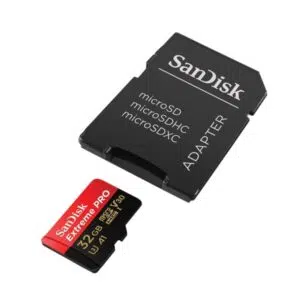 כרטיס זיכרון 32 גיגה מהיר עם מתאם Sandisk Extreme Pro (3)