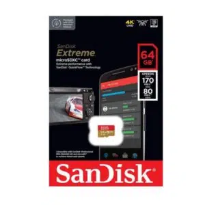 כרטיס זיכרון 64 ג'יגה סאן דיסק Extreme Micro Sdxc Card (2)