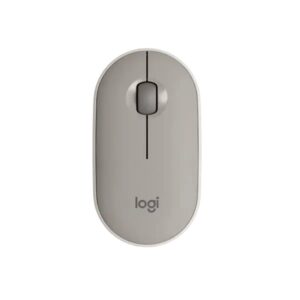 עכבר בלוטוס שקט אפור 2 Logitech M350S Pebble בעל מבנה שטוח