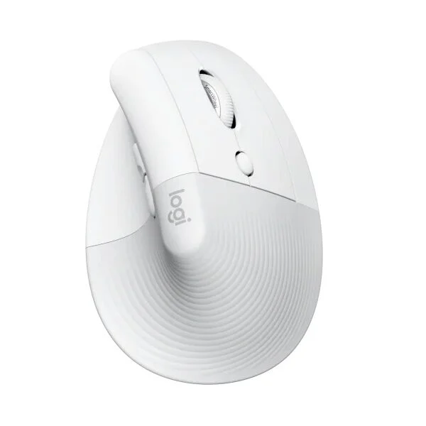 עכבר אלחוטי Logitech Lift למחשב בצבע לבן