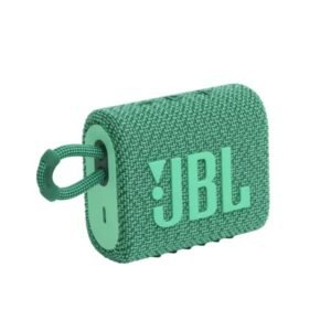 רמקול Jbl Go 3 Eco ירוק עשוי מחומרים ממוחזרים עם מבנה קומפקטי וסאונד עוצמתי יבואן רשמי