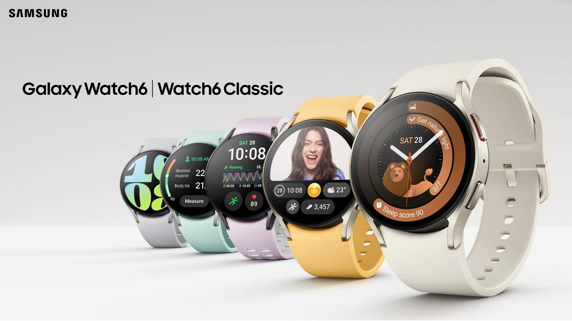 שעון חכם Samsung Galaxy Watch 6 R930 40mm שחור תומך Wi Fi ו Bt