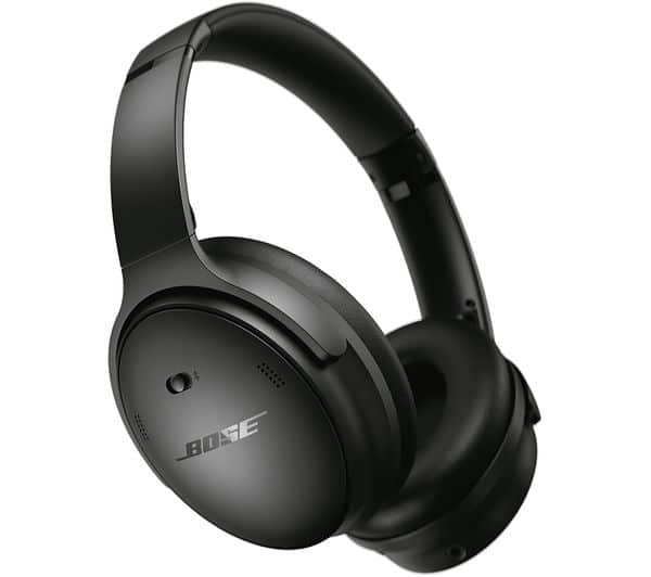 אוזניות קשת אלחוטיות Bose QuietComfort שחור עם סינון רעשים מובנה