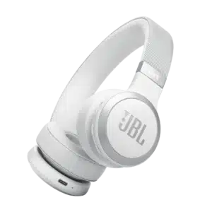 אוזניות אלחוטיות Jbl Live 670nc עם חיי סוללה ארוכים צבע לבן