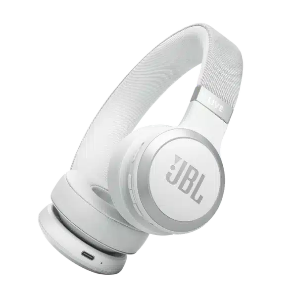 אוזניות אלחוטיות Jbl Live 670nc עם חיי סוללה ארוכים צבע לבן