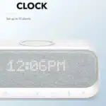 שעון מעורר חכם עם רמקול טעינה אלחוטית ורדיו Anker SoundCore Wakey BT 5.0