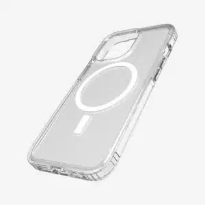 כיסוי לאייפון 13 פרו שקוף Magsafe Tech21 דק ועמיד בפני נפילות עד 3.6 מטר