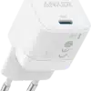 ראש מטען קיר עם טעינה מהירה Anker PowerPort III 20W Cube USB Type-C PD