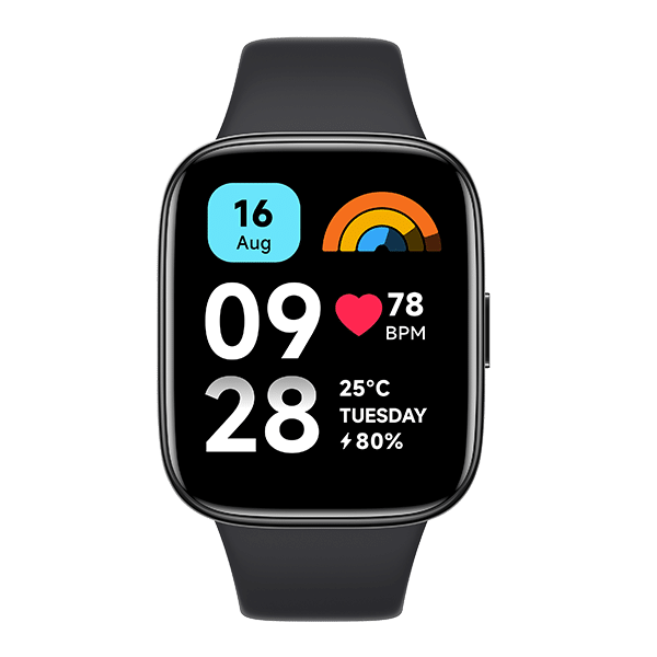 Redmi Watch Active 3 שחור - שעון ספורט חכם מתקדם - יבואן רשמי