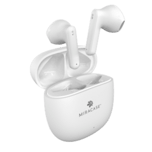 אוזניות אלחוטיות MTWS140 עם באס עמוק ואיכותי Miracase לבן