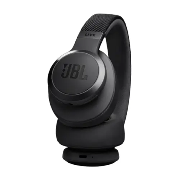 אוזניות אלחוטיות JBL Live 770NC עם חיי סוללה ארוכים צבע שחור