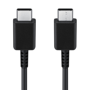 כבל סנכרון וטעינה USB Type-C זכר ל-USB Type-C זכר Samsung באורך 0.8 מטר שחור