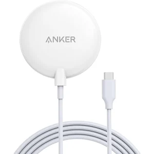 מטען אלחוטי מגנטי 7.5w עם Magsafe, כבל Type C מובנה ועיצוב קומפקטי | Anker Powerwave Magnetic Pad A2565g21 1 7
