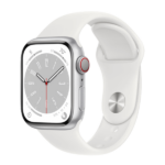 שעון חכם Apple Watch Series 8 מידה 45mm לבן תומך GPS ו-Cellular