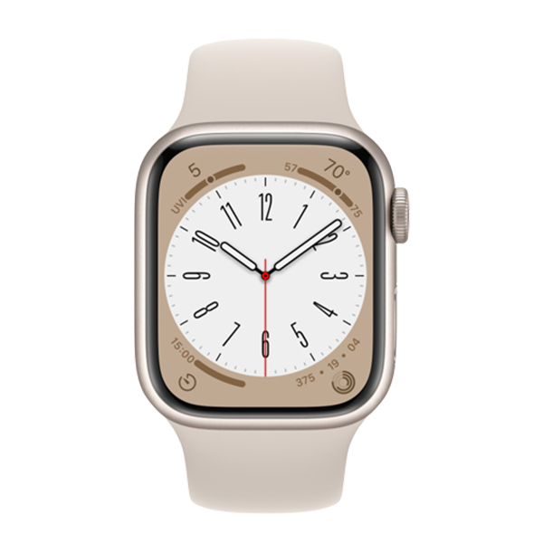 שעון חכם Apple Watch Series 8 מידה 41mm זהב תומך GPS ו-Cellular