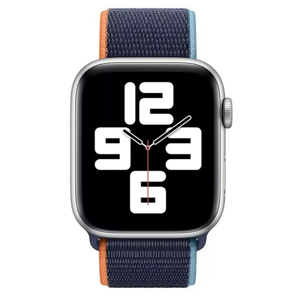 רצועה לשעון אפל 40 מ”מ מקורית כחול כהה Apple Watch Deep Navy Sprot Loop - Small
